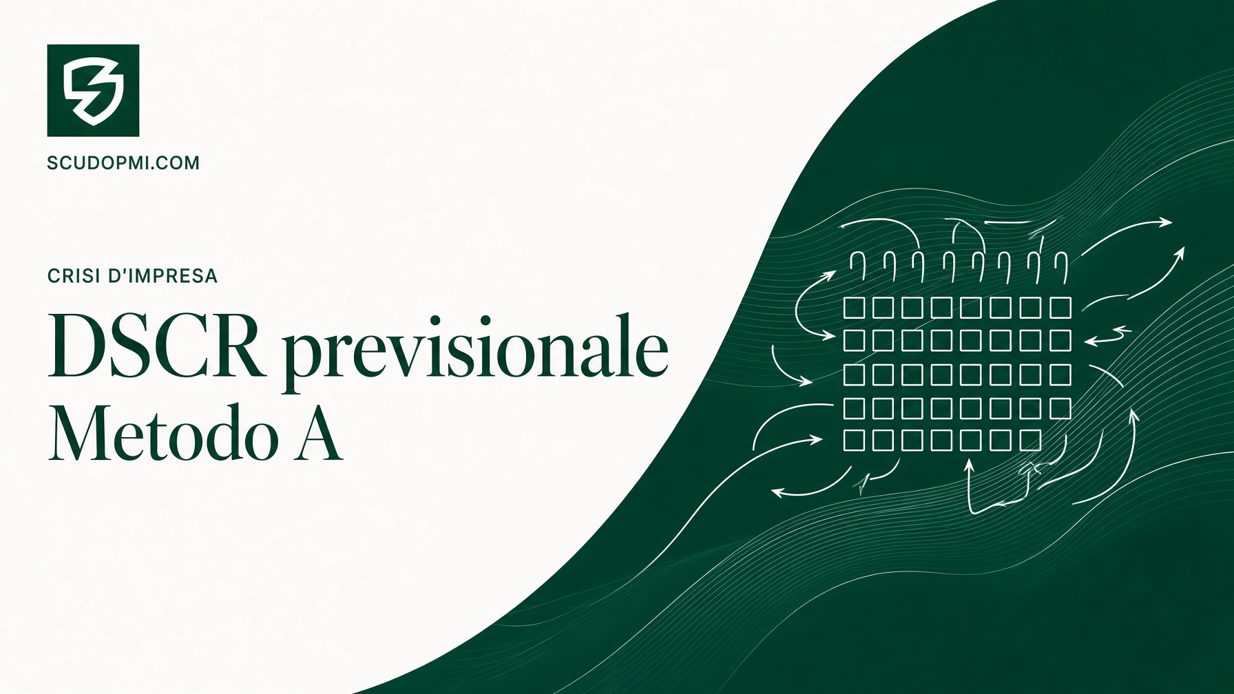 DSCR previsionale Metodo A: calcolo a 6 mesi secondo il D.Lgs. 14/2019