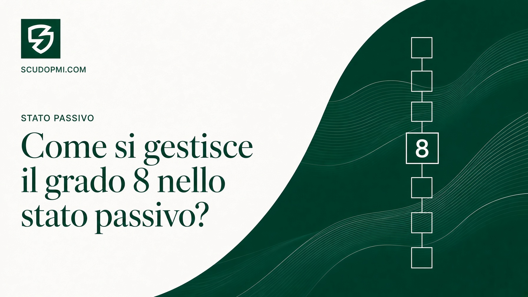 Come si gestisce il grado 8 nello stato passivo: crediti e collocazione