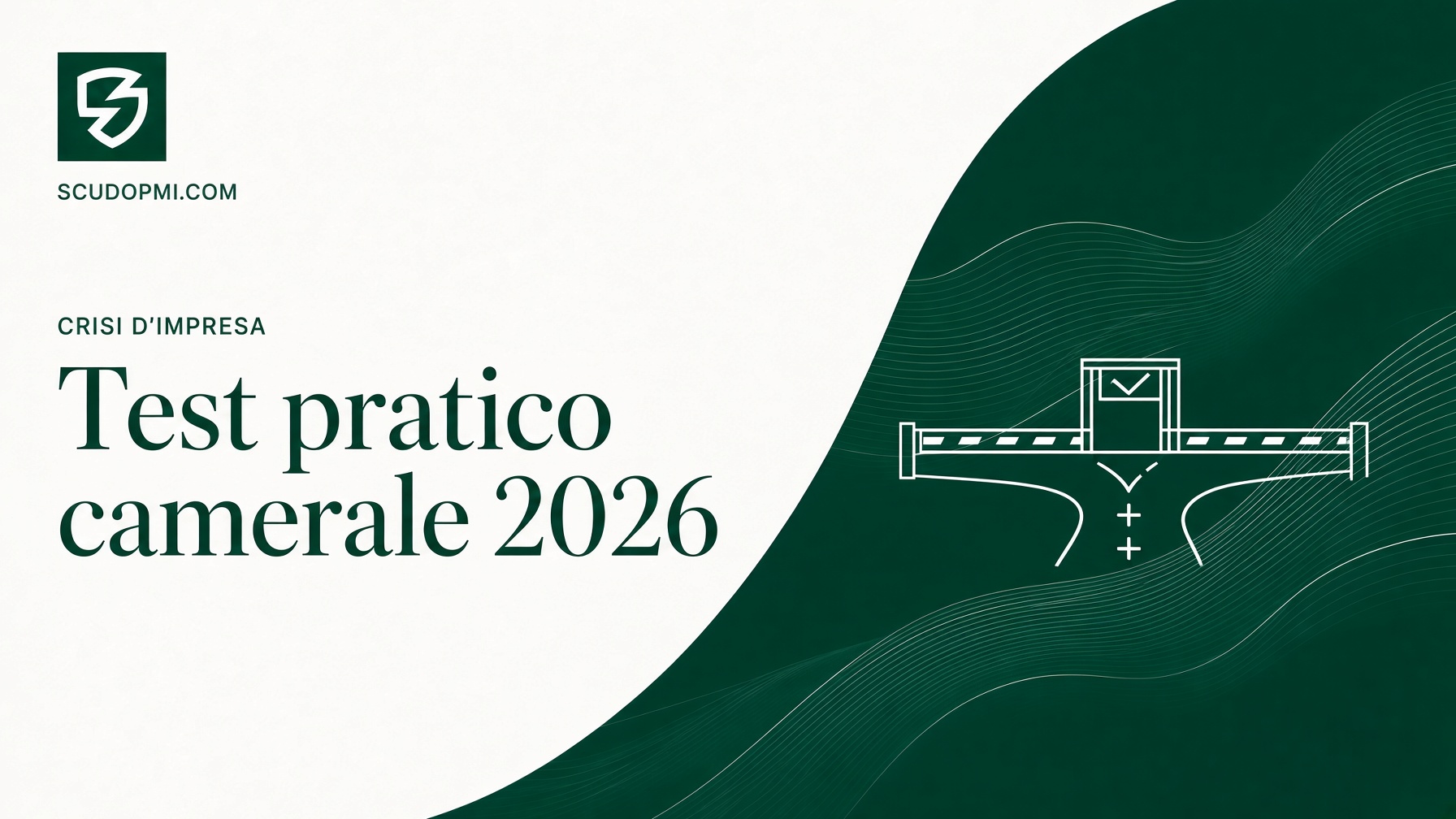 Test pratico camerale 2026: adeguati assetti e indicatori di crisi